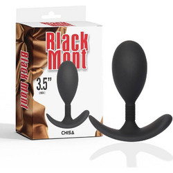 Chisa Novelties Black Mont 3.5" Πρωκτική Σφήνα 9cm Μαύρη