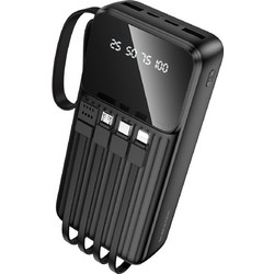 Borofone BJ76A Power Bank 20000mAh 20W με 2 Θύρες USB-A & Θύρα USB-C Power Delivery Black
