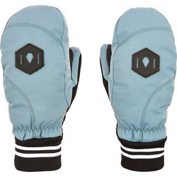 Volcom Bistro Αδιάβροχα Γυναικεία Γάντια Σκι & Snowboard Γαλάζια