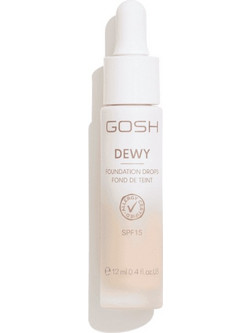 Gosh Dewy 002 Porcelain Liquid Foundation SPF15