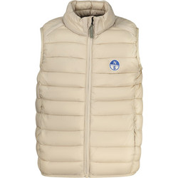North Sails Αμάνικο Παιδικό Μπουφάν Χειμωνιάτικο Puffer Μπεζ 701969000-0915