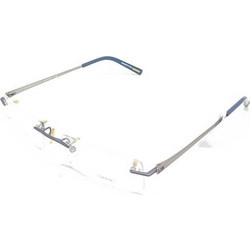 Safilo SD201 B14 Ανδρικός Σκελετός Γυαλιών Οράσεως Μεταλλικός Ασημί