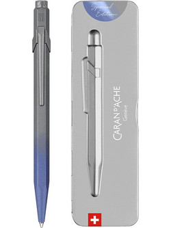 Caran d'Ache Medium 849 - Claim Your Style Stormy Blue Στυλό Διαρκείας Μπλε 233.356282