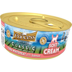 Princess Premium Classic Soft Cream Gluten Free with Tuna, Whitemeat & Salmon 60gr