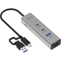 I-tec CAHUBMETAL2A2CPD USB Hub 3.0 USB-C με 4 Θύρες USB-A / USB-C