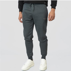 Double Ανδρικό Παντελόνι Φόρμας Fleece με Λάστιχο Ανθρακί MPAN-6029