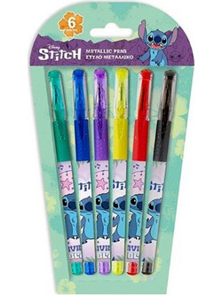 Diakakis Lilo & Stitch Σετ Στυλό Gel Πολύχρωμο 6τμχ 564933