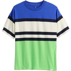 Gap Παιδικό T-Shirt Κοντομάνικο Royal Blue Λευκό Μαύρο Lime 831299038