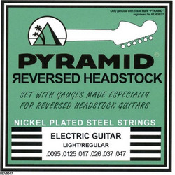 Pyramid Reversed Headstock REV9547 Σετ 6 Χορδές Ηλεκτρικής Κιθάρας Nickel Plated Steel 9.5-47" Normal Tension