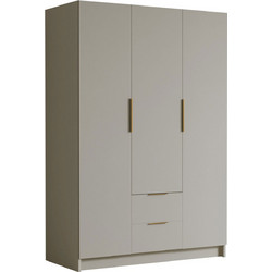PoliHome Τρίφυλλη Ντουλάπα Ρούχων Calwi I 150x60x216cm 163048879