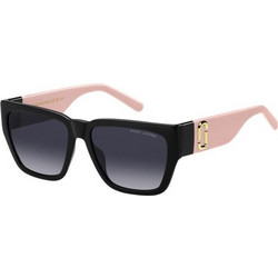 Marc Jacobs MJ646S 3H29O Γυναικεία Γυαλιά Ηλίου Τετράγωνα Κοκάλινα Μαύρο Ροζ με Μαύρο Φακό