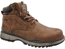 Dockers Ανδρικά Αρβυλάκια Δερμάτινα Καφέ 57AL103-650470