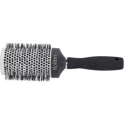 Efalock Ceramic Kolibri Θερμική Βούρτσα Μαλλιών για Ίσιωμα Μαύρη 62mm