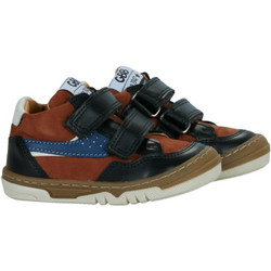 GBB Παιδικά Sneakers Μποτάκια Navy Μπλε Καφέ AM264-14