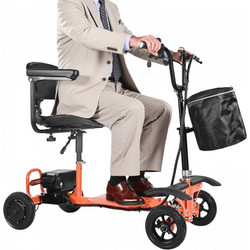 Vevor 4-Wheel Folding Mobility Ηλεκτρικό Αναπηρικό Αμαξίδιο CXZDZXCCS4L2RVJI7001V2