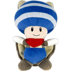 Together Plus Nintendo Super Mario Flying Squirrel Blue Toad 21cm