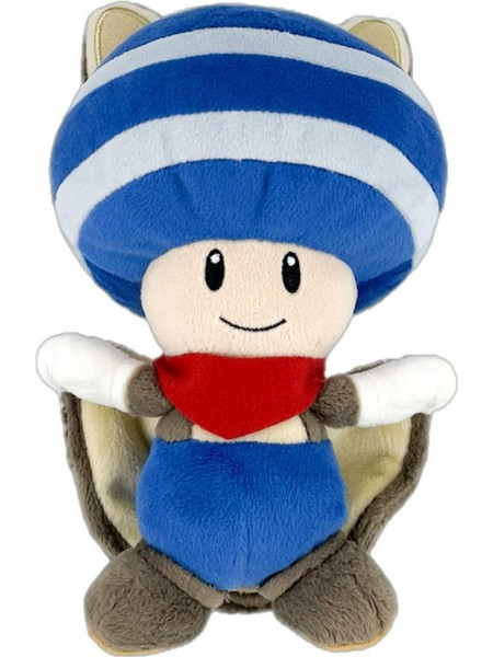 Together Plus Nintendo Super Mario Flying Squirrel Blue Toad 21cm