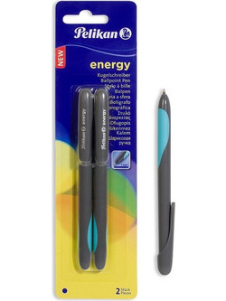 Pelikan Energy Σετ Στυλό Διαρκείας 1mm Μπλε 2τμχ