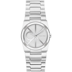 Calvin Klein Unite Γυναικείο Ρολόι με Ασημί Μεταλλικό Μπρασελέ 25100126