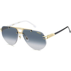 Carrera CA1087/S 80S/08 Γυαλιά Ηλίου Aviator Μεταλλικά Χρυσά με Μπλε Φακό