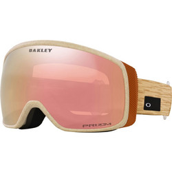 Oakley Flight Tracker M OO7105-73 Μάσκα Σκι & Snowboard Ενηλίκων Μπεζ με Φακό Καθρέπτη Ροζ