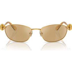 Swarovski SK7010 4007D8 Γυναικεία Γυαλιά Ηλίου Ορθογώνια Μεταλλικά Χρυσά με Χρυσό Φακό