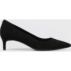Michael Kors Alina Γόβες Suede με Λεπτό Χαμηλό Τακούνι Μαύρες 40R3ALMP1S-001 Michael Kors Alina Γόβες Suede με Λεπτό Χαμηλό Τακούνι Μαύρες 40R3ALMP1S-001