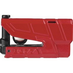 ABUS Granit Detecto X-Plus 8077 Κλειδαριά Δισκόφρενου Μηχανής 13mm με Συναγερμό Κόκκινη