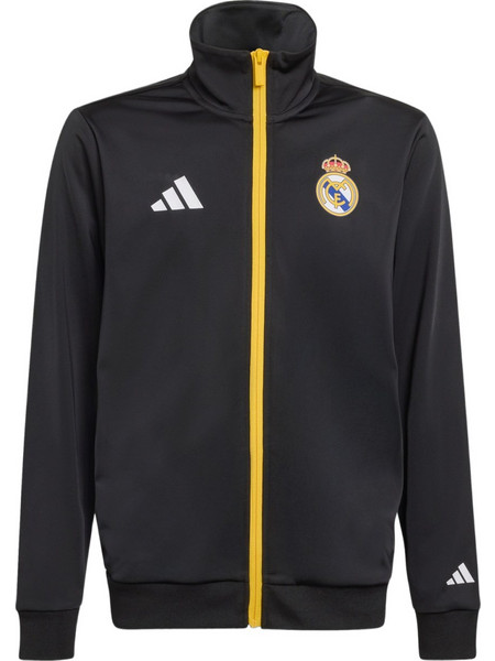 Adidas Real Madrid Avengers Παιδική Ζακέτα με Φερμουάρ Μαύρο JY5853