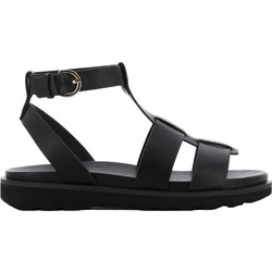 Safety Jogger Δερμάτινα Γυναικεία Σανδάλια Μαύρα SJ612120-02