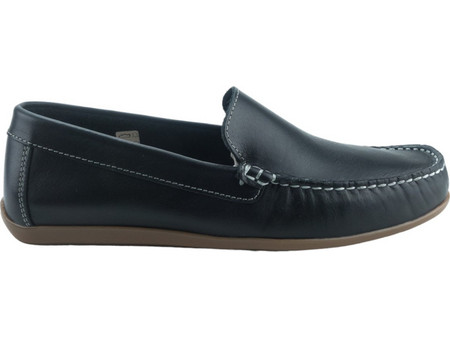 ACE Ανδρικά Μοκασίνια Loafers Δερμάτινα Navy Μπλε 202290P