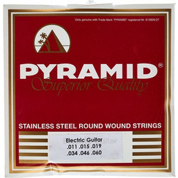 Pyramid 350479 Σετ 6 Χορδές Ηλεκτρικής Κιθάρας Stainless Steel 11-60"