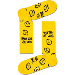 Happy Socks Python Hell's Ανδρικές Κάλτσες Ψηλές με Σχέδια Κίτρινες MPY01-2200