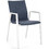Kare Design Odeon Καρέκλα Κήπου Μεταλλική Μπλε 0663597