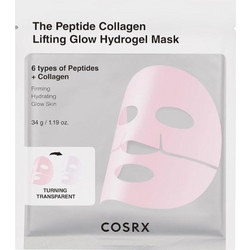 Cosrx The Peptide Collagen Lifting Glow Hydrogel Sheet Μάσκα Προσώπου για Ενυδάτωση & Λάμψη με Κολλαγόνο 34gr