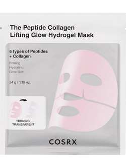 Cosrx The Peptide Collagen Lifting Glow Hydrogel Sheet Μάσκα Προσώπου για Ενυδάτωση & Λάμψη με Κολλαγόνο 34gr
