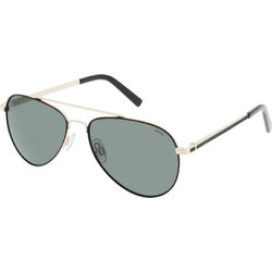 Invu INB1306 D Ανδρικά Γυαλιά Ηλίου Aviator Μεταλλικά Χρυσά με Γκρι Φακό