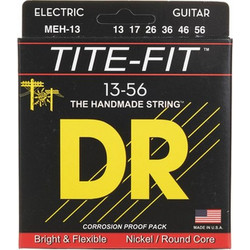 DR Strings Tite-Fit MEH-13 Σετ 6 Χορδές Ηλεκτρικής Κιθάρας Nickel Plated Steel 13-56"