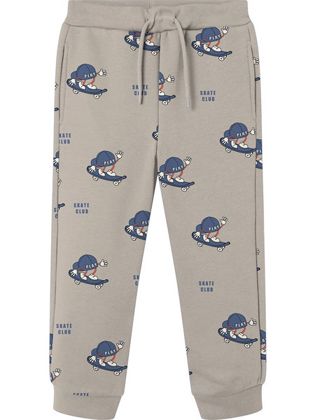 Name It Παιδικό Παντελόνι Φόρμας Μπεζ Navy Μπλε 13235286