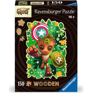 Παιδικό Puzzle Ravensburger Marvel Groot Wooden 150 Κομμάτια