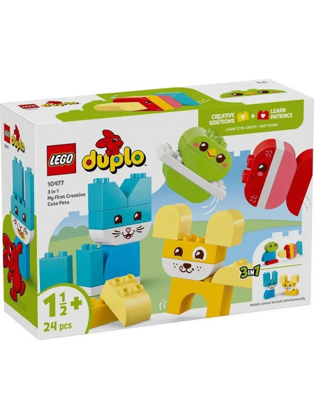 Lego Duplo 3-in-1 Creative Cute Pets για 1,5+ Ετών 10477
