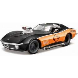 Maisto Harley Davidson Custom Chevrolet Corvette 1970