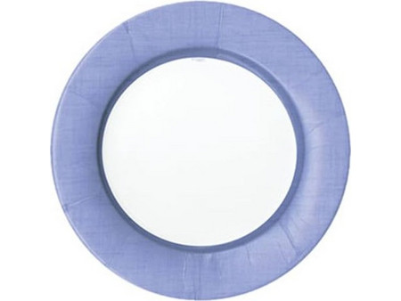 Caspari Lavender Linen Πιάτο Ρηχό Πορσελάνης 27cm 11379DP
