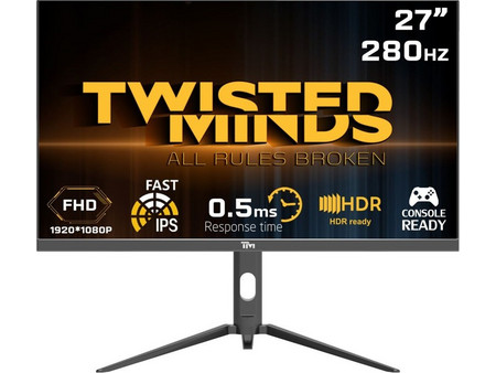 Twisted Minds Supreme IPS HDR Gaming Monitor 27" 1920x1080 FHD 280Hz 1ms