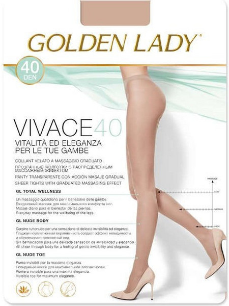 Golden Lady Καλσόν 40 Den Μπεζ 40HHH