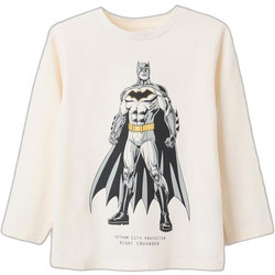 Zippy Batman Παιδικό T-Shirt Μακρυμάνικο Μπεζ Μαύρο 31074258021
