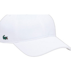Lacoste Καπέλο Jockey Υφασμάτινο Λευκό 3RK0229-001