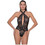 Milena By Paris Sexy Κορμάκι Brazil See Through με Δαντέλα Μαύρο 2501