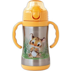 Kiokids Θερμός με Λαβές Lion 280ml 6m+