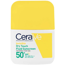 CeraVe Invisible Dry Touch Αντηλιακό Γαλάκτωμα Προσώπου SPF50+ 50ml